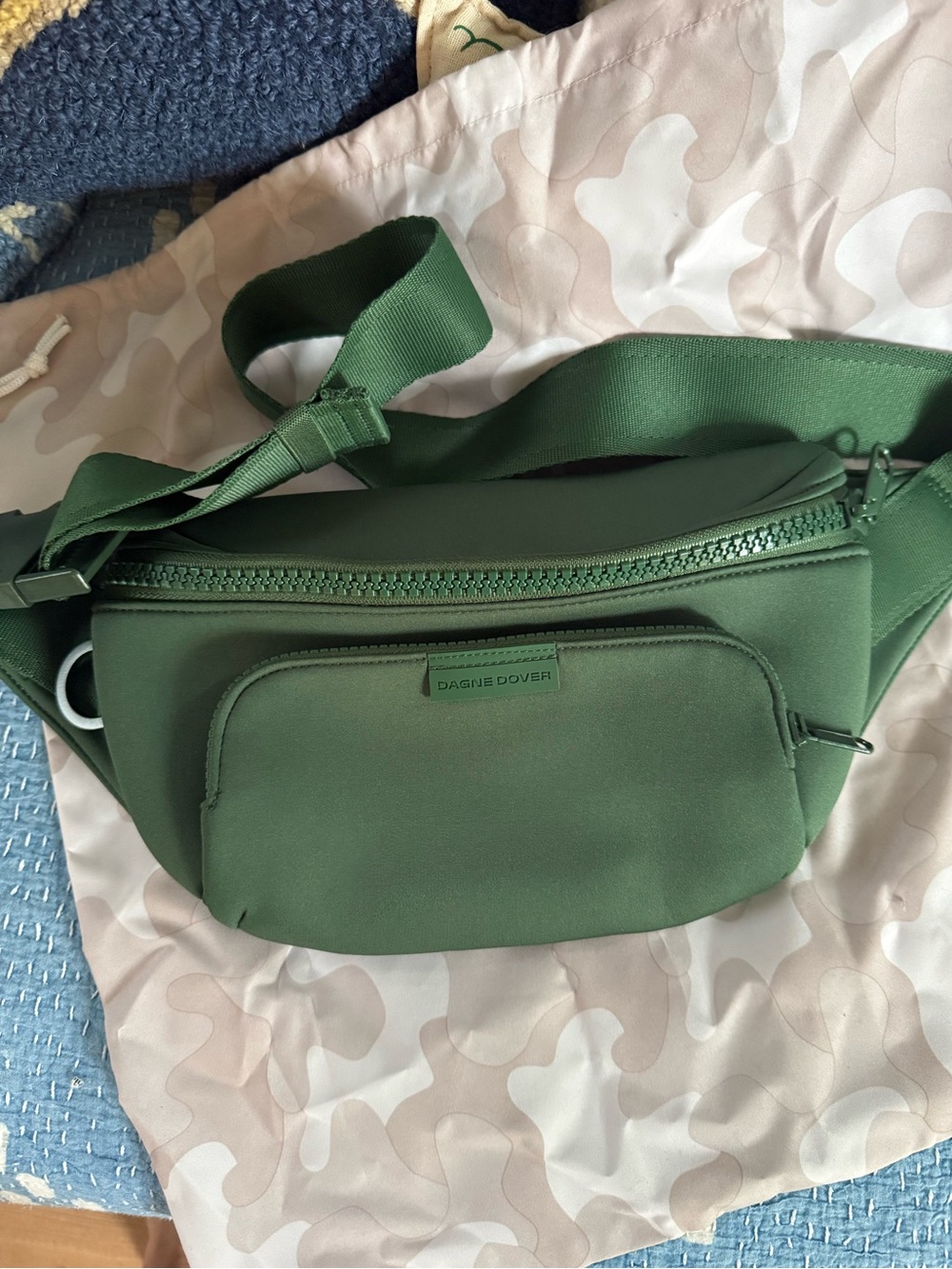 Dagne Dover Green Jax Large Fanny Pack
